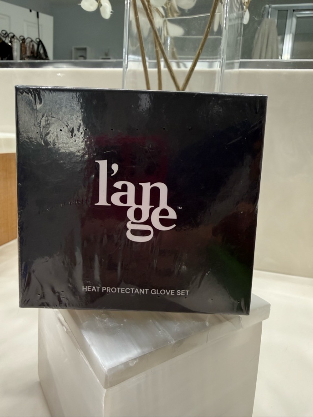 Lange Black Heat Protectant Glove Set